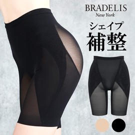 Bradelis New York CB319301 Women's Shape, Girdle, Single Piece, Hip Lifting, Pelvic Correction, natural