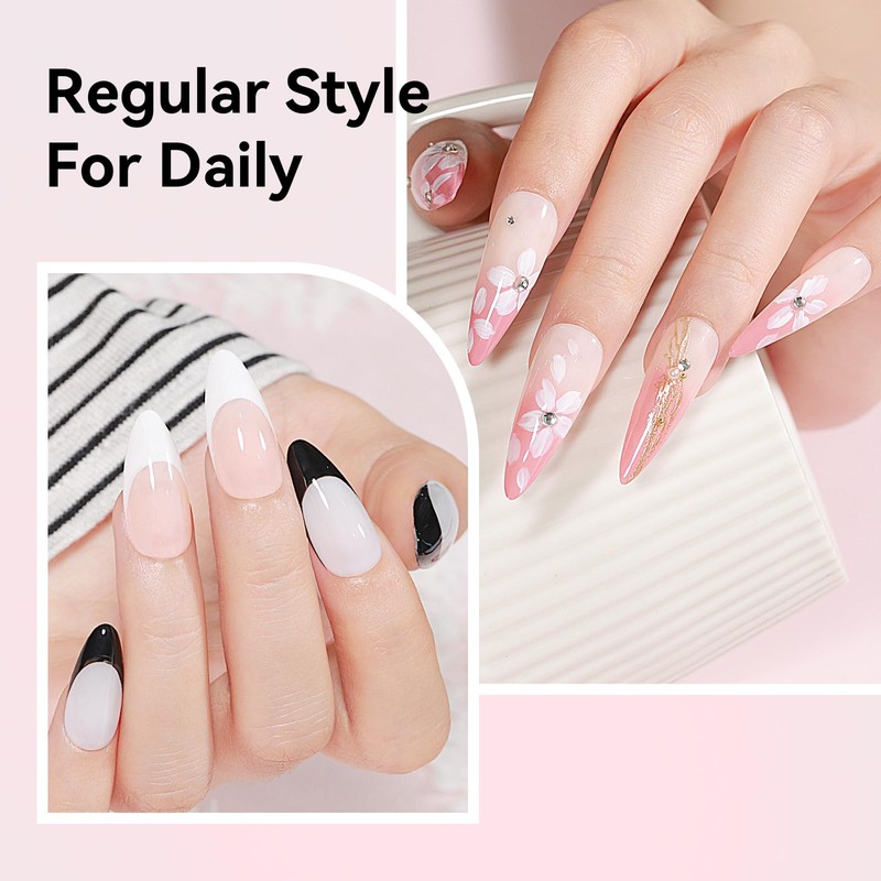Black & White Painting Gel for Nail Art, Gel Polish