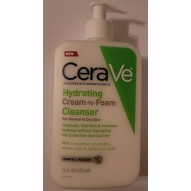 Cerave Hydrating Cream-to-Foam Cleanser Normal to Dry Skin 16oz