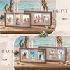 Vicenpal 2 Pack 4x6 Rotating Picture Frame, Double-sided Display 6