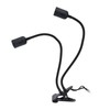 Table Lamp Holder E27/E26 Black Double Headed 360 Degree Adjustable