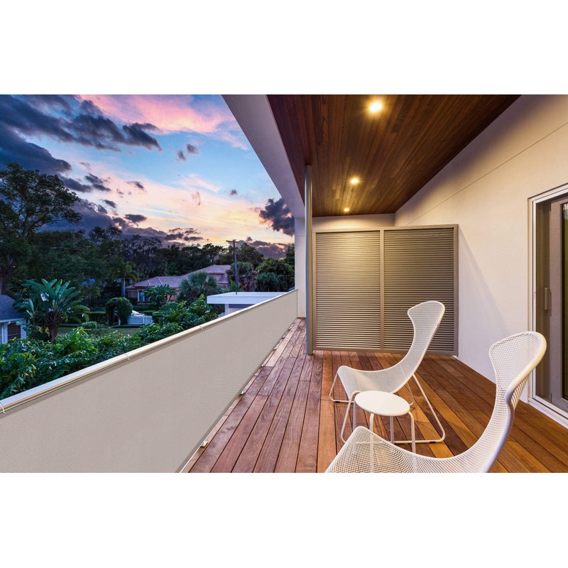 Sunny Guard Balcony Privacy Screen, Balcony Cladding, PES, UV Protection