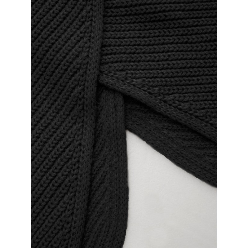 CIDER Cropped Sweaters for Women Turtleneck Sweater Long Sleeve Ribbed