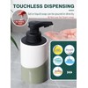Bosilunlife Automatic Liquid Soap Dispenser Bathroom, Ceramic Soap Dispenser Touchless
