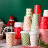 Funtery 150 Set 12 oz Christmas Day Paper Cups with