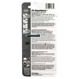 PC Products PC-Super Epoxy Adhesive Paste, Two-Part 1 oz Double Syringe, Translucent 16619