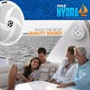 Pyle PLRMR23BTW 1-DIN Marine MP3 Radio W/White Cover, 2x 8''