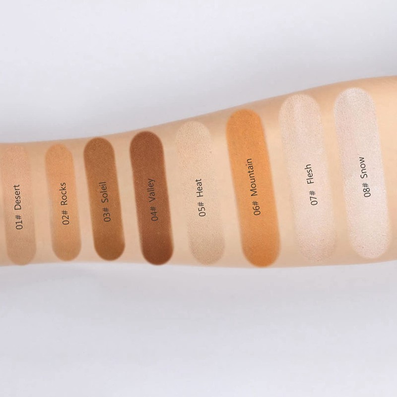 MAEPEOR Matte Setting Loose Powder 8 Colors Smooth and Lightweight
