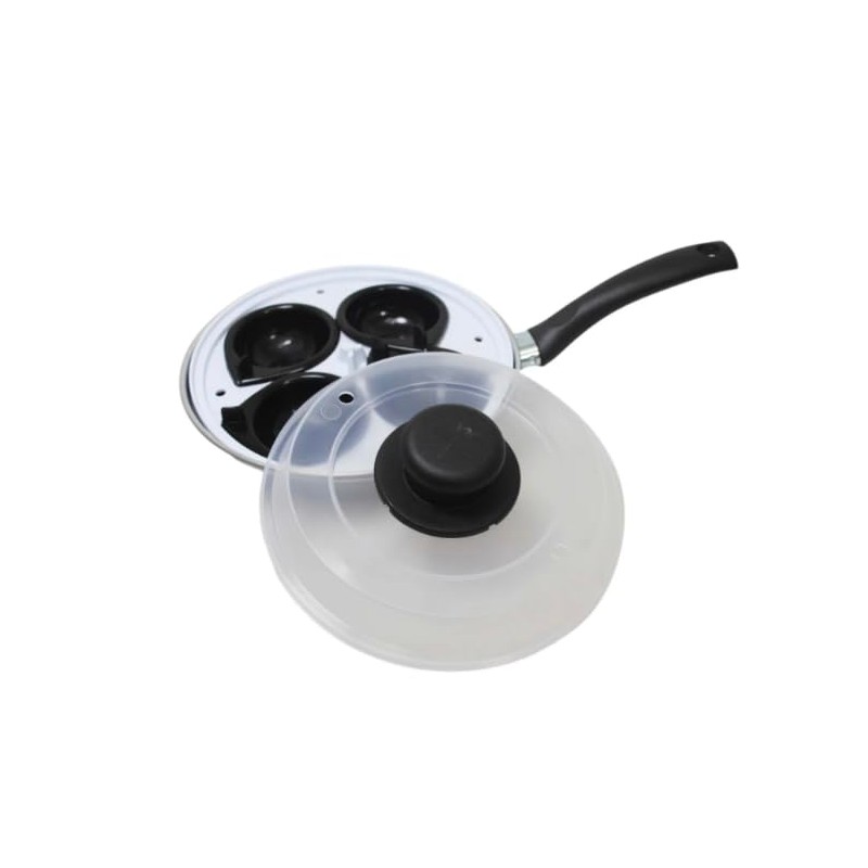 Ultimate 4-Cup Non-Stick Egg Poacher Pan – Effortless, Gourmet Poached