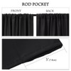 PONY DANCE PONY DANCE Blackout Curtains 72 inch Long -