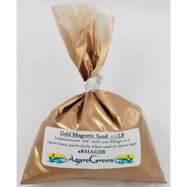 Azure Green RMAGSB 1 Lb Gold Magnetic Sand - Lodestone Food