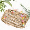 AKONE Bird Hammock Natural Straw Bird Nest Caves Sleeping Areas