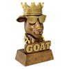 Crown Awards G.O.A.T. Sculpture Trophy, 7" Customizable Award - Add