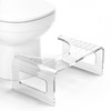 AmazerBath 7 Inches Acrylic Squat Potty, Clear Toilet Step Stool