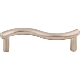Top Knobs M1758 Nouveau II Collection 3" Spiral Pull, Brushed Satin Nickel
