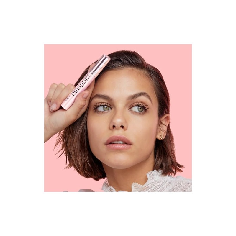 L'Oréal Paris Mascara de Pestañas Lash Paradise Negro, Lavable para