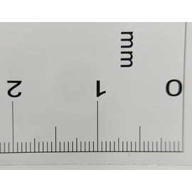 Flaw Detection Gauge SEC Size Estimation Chart (Transparency) for Defects and Measuring (Transparent, 2)