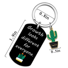 XzmaaoX Inspirational Gifts For Women Men Mental Health Keychain Cheer Up Gift For Coworker Friend Uplifting Positivity Therapist Gift For Teachers Day Thanksgiving Christmas