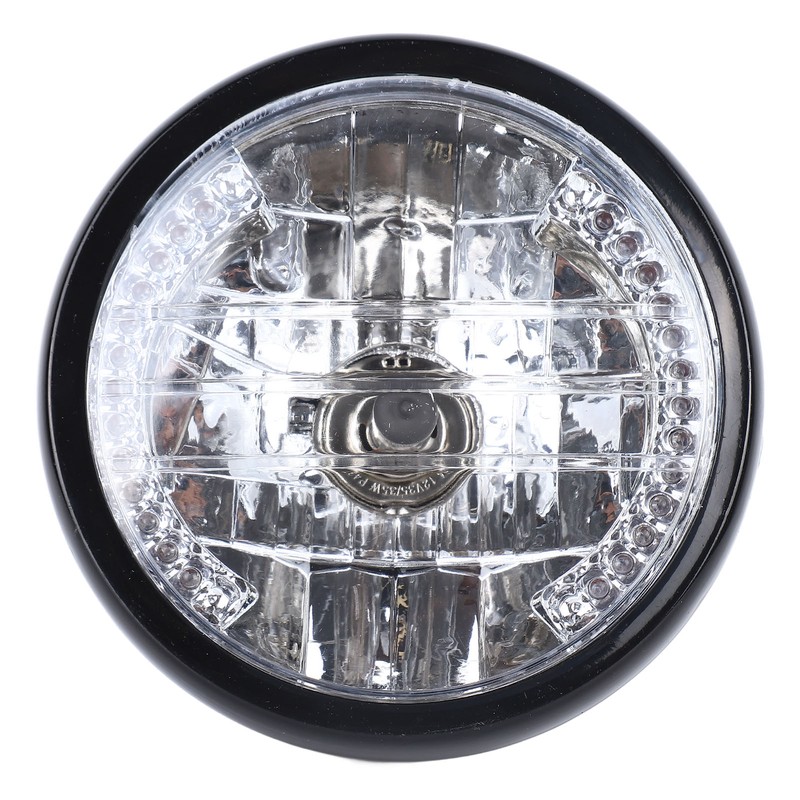 Motorcycle Headlight Universal Rugged LED 7 Inch Headlamp Bulb Day