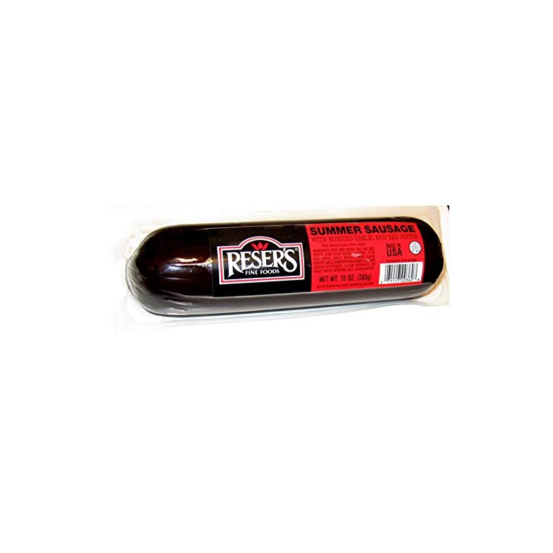 Reser's Roasted Garlic & Red Pepper Summer Sausage 10 oz.