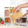 LATRAT Storage Jars with Lid Set, Storage Airtight Storage Jars