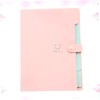 Operitacx Folder Snap Closure Plastic A4 File Folder 5 Expandable