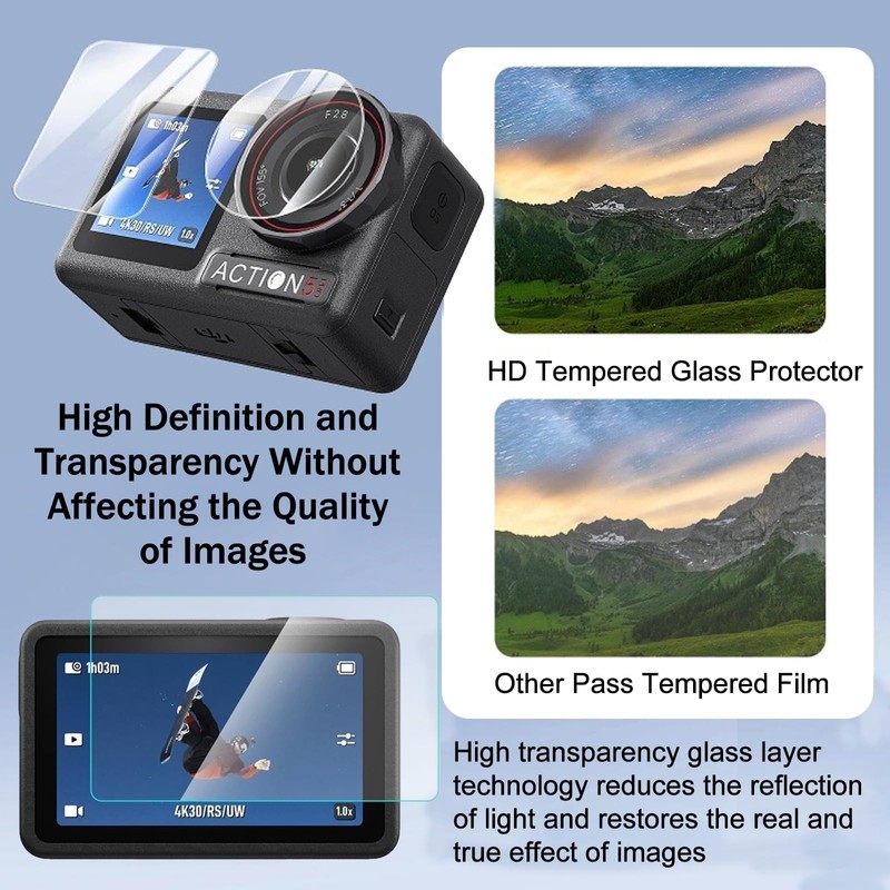 HTTDSLF Storage Case for DJI Osmo Action 5 Pro/4/3, with