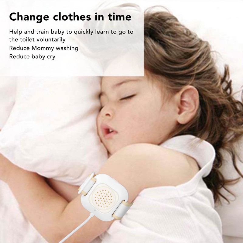 Bedwetting Alarm Sensitive Portable Flashing Vibration Voice Electric Potty Training