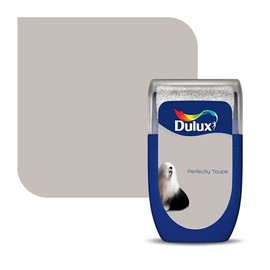 Dulux Walls & Ceilings Tester Paint, Perfectly Taupe, 30 ml