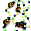 Generic Alligator Chef Mardi Gras Bead Necklace Gator Louisiana