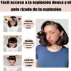 Wzenclave Horquillas, 4 rizados sin calentar, olas sin calentar, rizados
