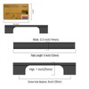 Amerdeco 10 Pack Matte Black Cabinet Pulls 5 Inch(128MM) Hole