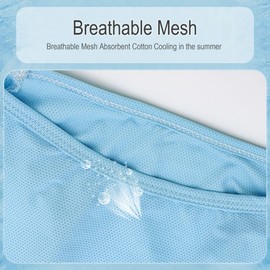 DELIFUR 2 Pack Dog Cooling Shirts- Quick Dry Sun Protection Dog T-Shirts Stretchy Breathable Cooling Vest Lightweight for Summer Medium Large Dogs Outdoor, Pink&Blue (23.5" Chest)