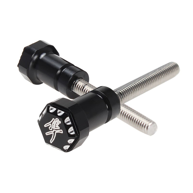 GIDIBII Front Seat Thumb Screws Bolts, Mount Screw Cap Compatible