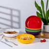KX-WARE 8-inch Melamine Bowls, 40-ounce Salad/Pasta/Dinner Bowls, set of 6