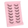 Lashes Natural Wispy Eyelashes 15mm Strip Lashes Pack False Eyelashes