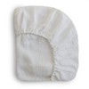 Mushie Fitted Crib Sheet | Extra Soft Muslin Crib Sheet