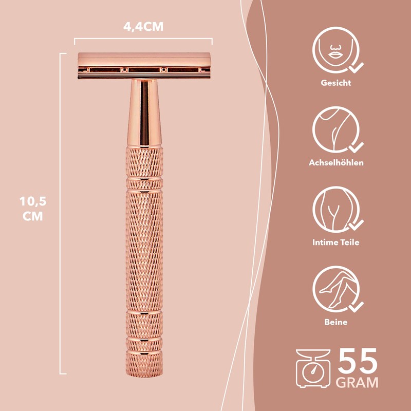 Bamboozy Safety Razor for Women - Safety Razor for Women
