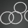 4PCS Bling Car Speaker Cover Vehicle Door Audio Speaker Reflective