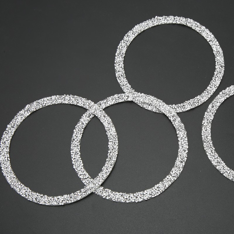 4PCS Bling Car Speaker Cover Vehicle Door Audio Speaker Reflective