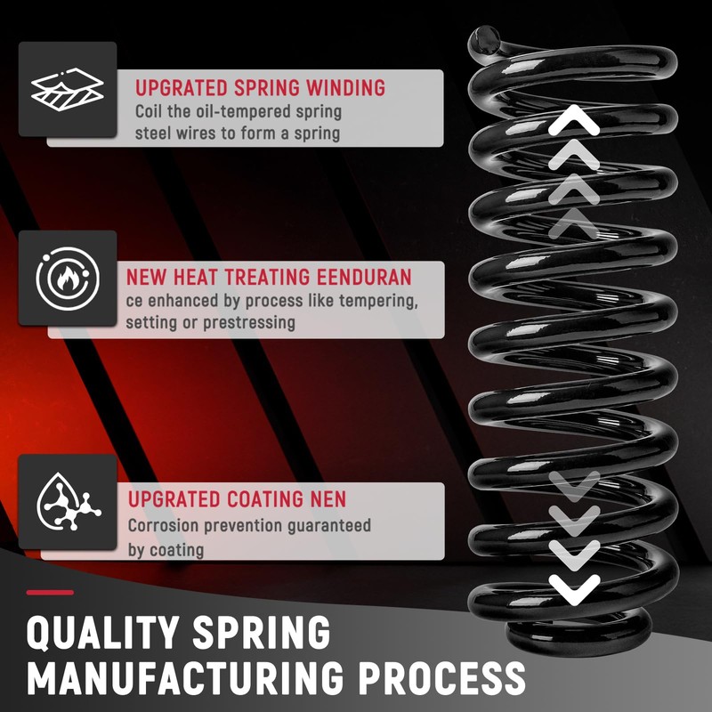 THOCAC Heavy Duty Front Coil Springs for 1983-1997 Ford Ranger