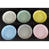 IKEA Kids Plates 7.5" Mixed Colors High Sides Unbreakable Plastic