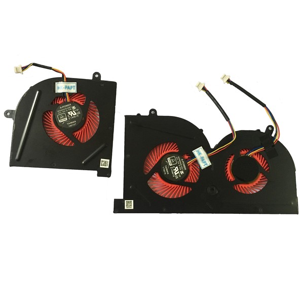 HK-part - Ventilador de repuesto para MSI GS63VR Series GS63VR