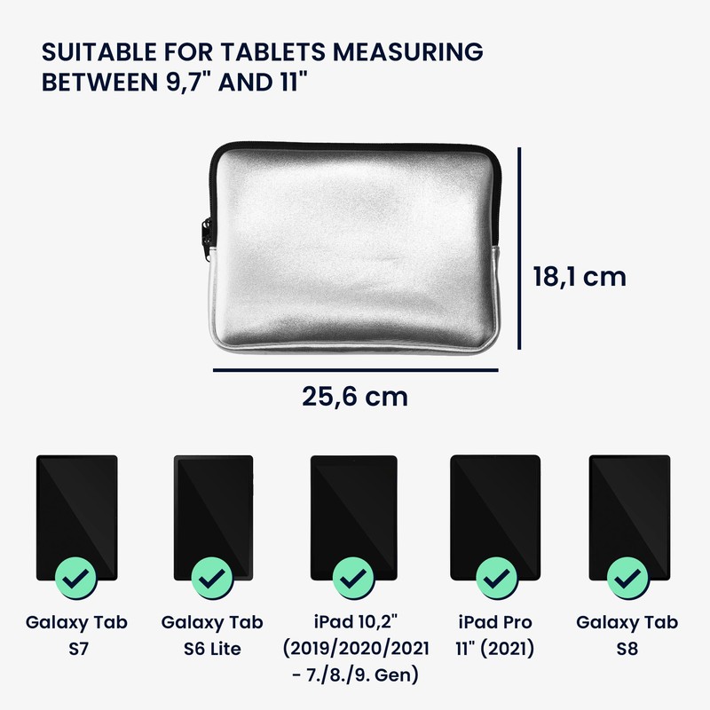 kwmobile Tablet Case Compatible with 9.7 - 11 Inch Tablet