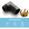 OFFO Shower Head Elbow Adapter, All Metal Handheld Shower Head