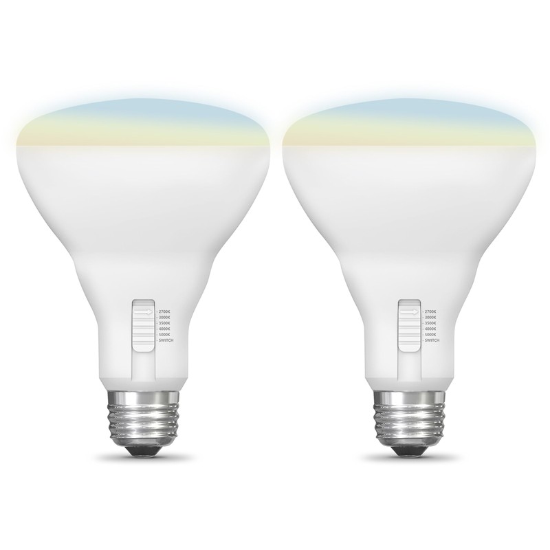 Feit Electric BR30 LED Light Bulb, 65W Equivalent, Dimmable, Color