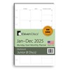 2025 Monthly Planner, Monday Start, Junior Size, 2 Styles (Separated,