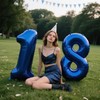40 Inch Number 8 Balloon Jumbo Dark Blue Digit Foil
