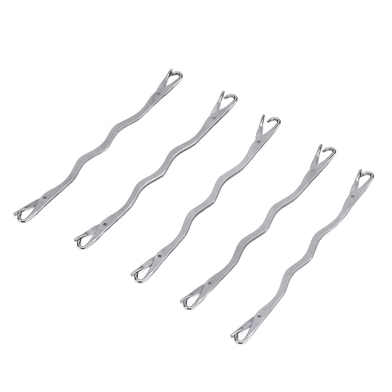 5Pcs Knitting Machine Repair Needles Double Ended Stainless Steel Knitting