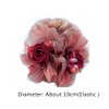 Leadigol Elegant Simple Korean Style Headwear Hair Scrunchies Rose Flower